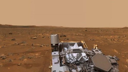 Опубликована панорама Марса со звуками планеты