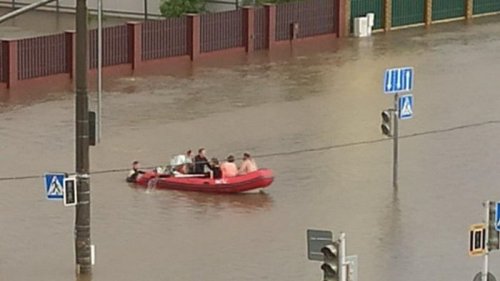 В Минске произошло масштабное наводнение