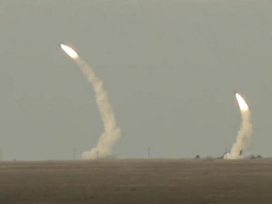 В Сети опубликовали видео ракетных учений возле Крыма
