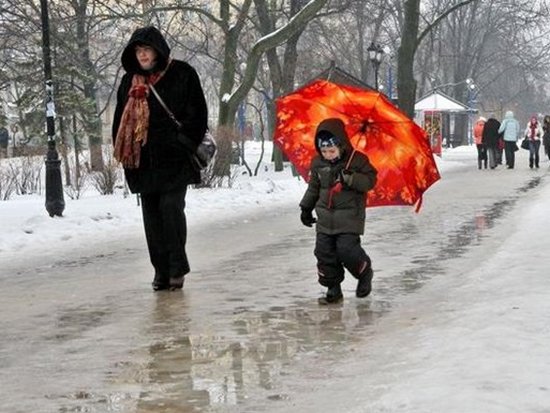 В Украину надвигается потепление