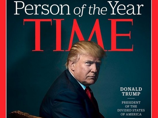 Авторитетный журнал «Time» назвал Дональда Трампа человеком года