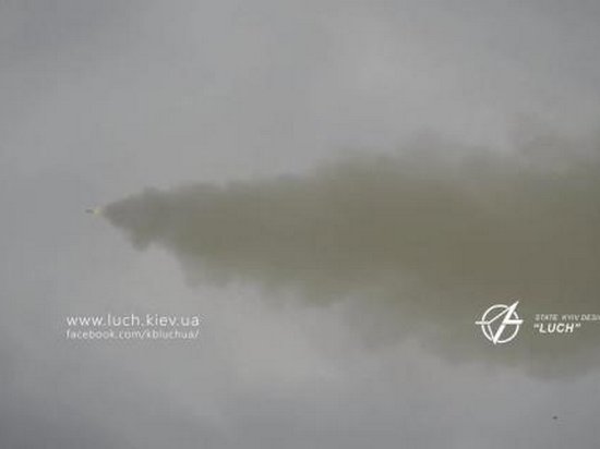 Опубликовано видео испытания новой украинской ракеты (видео)