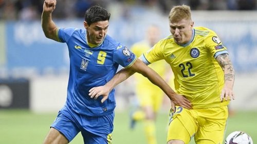 Футбол: Казахстан - Украина 2:2