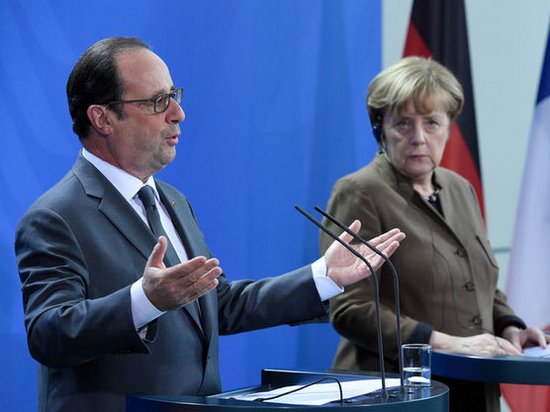 Меркель и Олланд выступили за продление российских санкций