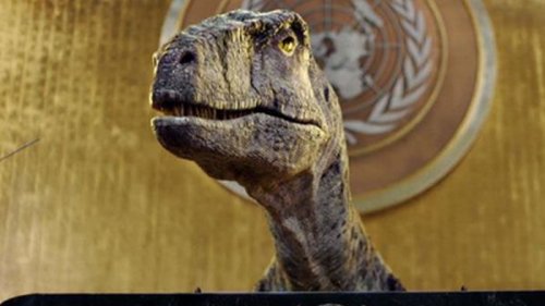 Динозавр с трибуны ООН обратился к мировым лидерам (видео)