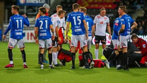 В Норвегии у футболиста остановилось сердце во время матча