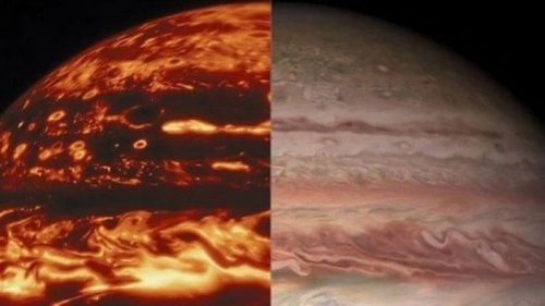 Аппарат Юнона заглянул под облака Юпитера: в атмосфере планеты найдено земное явление