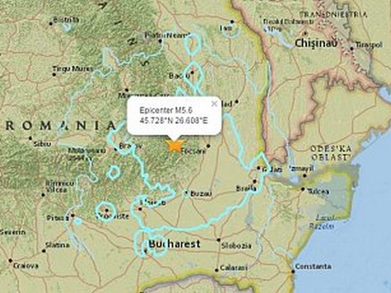 Землетрясение в Румынии ощутили в нескольких украинских городах