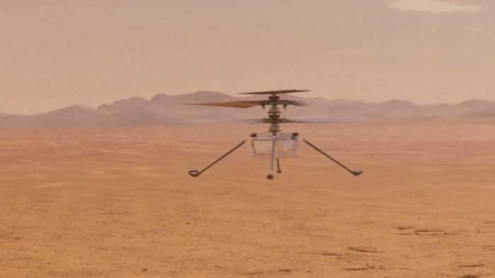 Perseverance показал драматичный полет своего напарника Ingenuity над поверхностью Марса (видео)