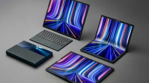 ASUS представила ноутбук-планшет с огромным гибким OLED-экраном
