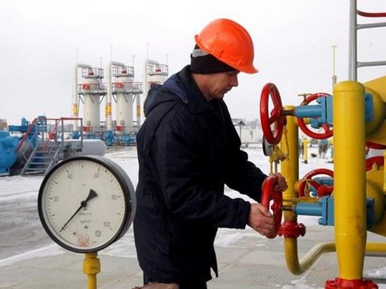 Украина сократила запасы газа на четверть