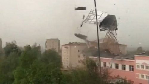 По четырем регионам Украины пронесся ураган