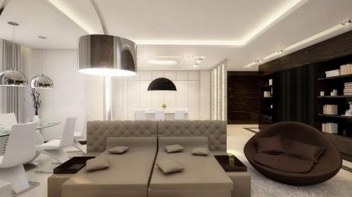 Как правильно выбрать освещение для гостиной в современном стиле?
