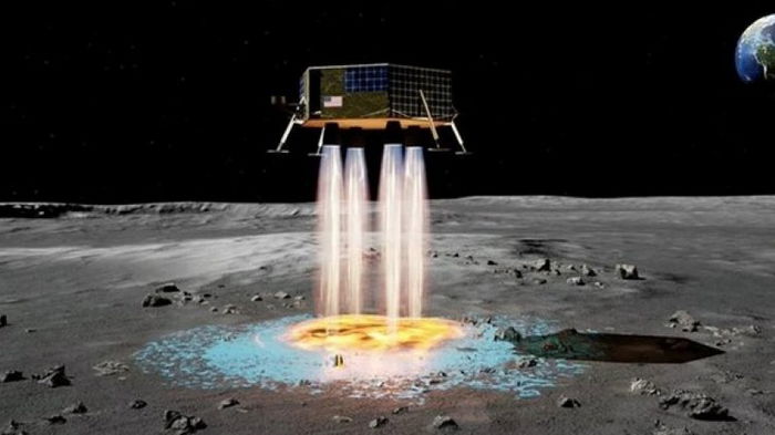 На Луне и Марсе корабли будут создавать посадочные площадки при приземлении