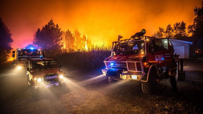 Юго-запад Франции охватили лесные пожары