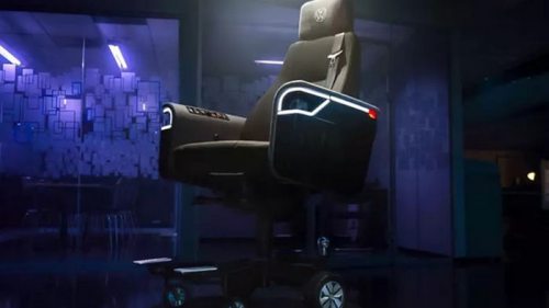 Volkswagen разработал офисное кресло с электромотором (видео)