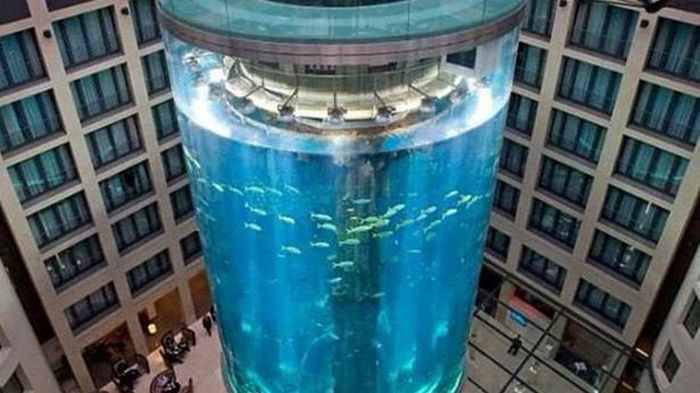 В Берлине лопнул аквариум с миллионом литров воды