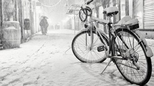 Зимова їзда на велосипеді