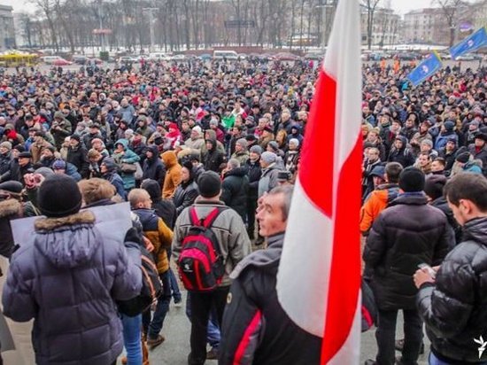 В Минске прошел Марш рассерженных белорусов (видео)