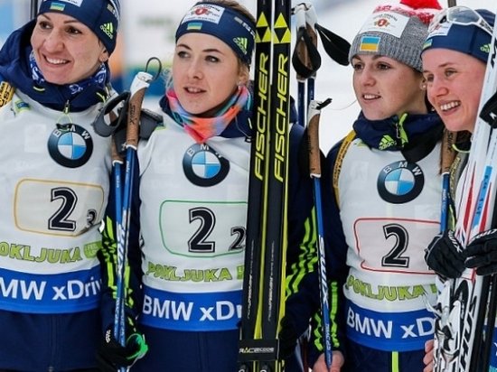 Украинские биатлонистки завоевали серебро на чемпионате мира в Австрии