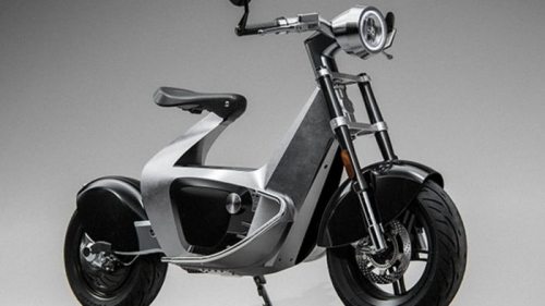 Представлен стильный электрический мотоцикл, вдохновленный оригами (фото)