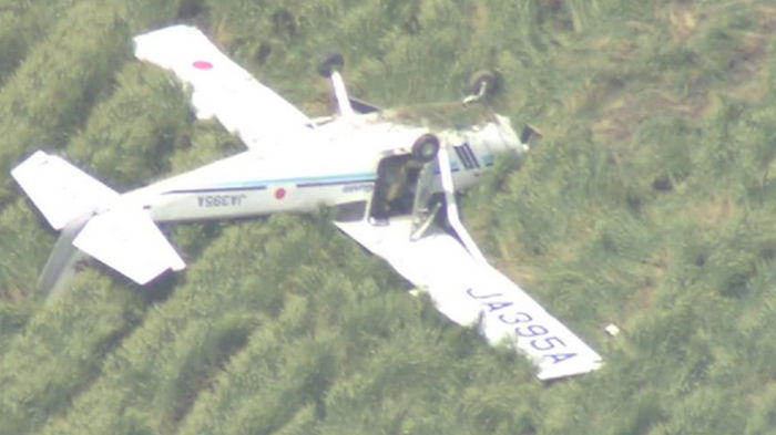 В Японии во время учений разбился самолет