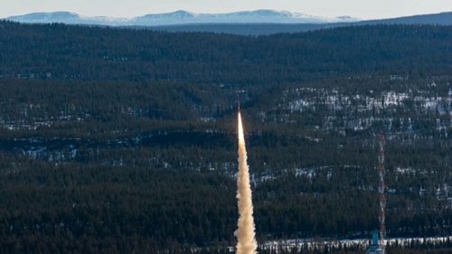 В Норвегии упала шведская ракета