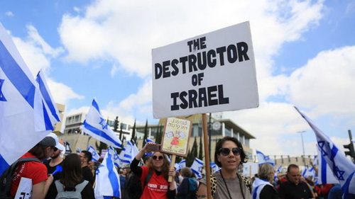 В Израиле более 100 тысяч человек вышли на протесты из-за судебной реформы
