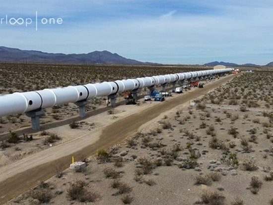 В США построили первую часть пути для сверхскоростных Hyperloop (видео)