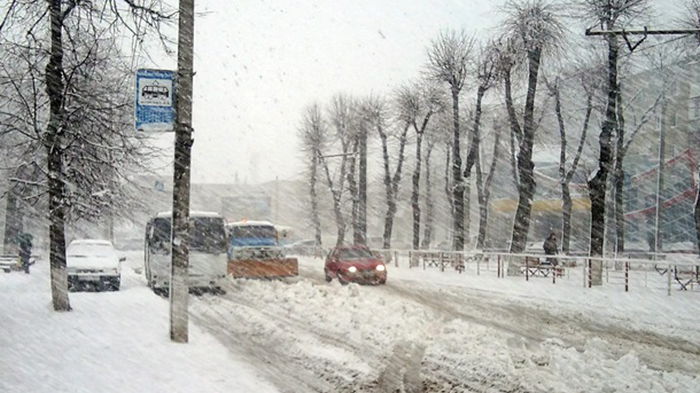 На Украину надвигаются снега и морозы