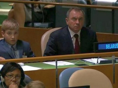 Александр Лукашенко сделал 11-летнего сына делегатом ООН (фото)