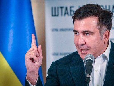 Михеил Саакашвили жалуется на киевскую финансовую полицию