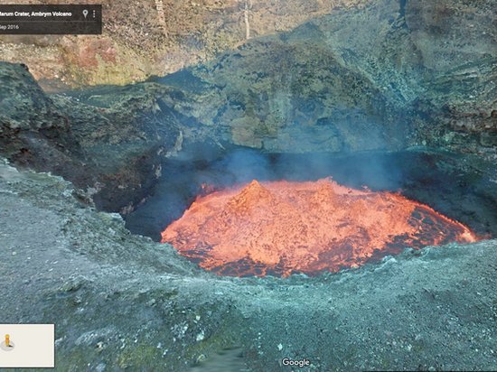 Google позволит пользователям увидеть вулкан изнутри