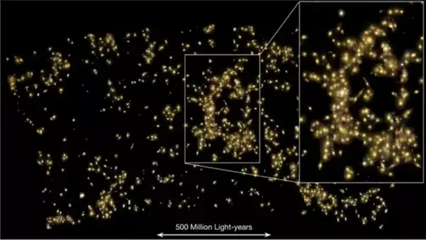 Ученые открыли сверхскопление галактик массой в 26 квадриллионов солнц
