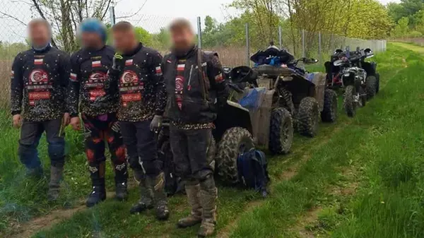 Польские экстремалы на квадроциклах «прорвали» границу Украины