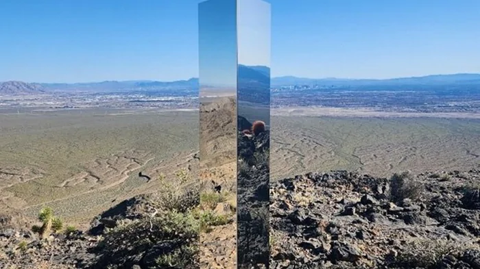 В горах Невады обнаружили таинственный зеркальный монолит