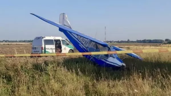 В Литве упал самолет, один из пилотов был пьян