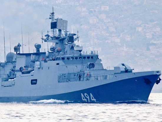 РФ перебросила фрегат в Средиземное море