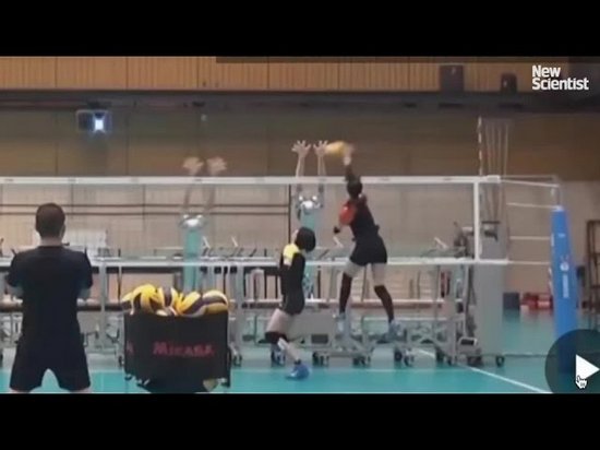 Японцы испытали робота-волейболиста (видео)