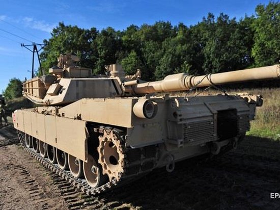 На американских танках в Европе меняют камуфляж (видео)