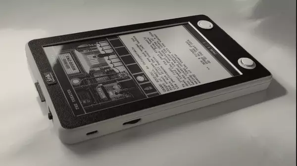 Представлена необычная игровая консоль на электронных чернилах (фото)