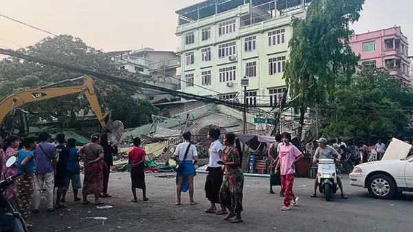 Землетрясение в Мьянме: количество жертв достигло почти 150 (фото)