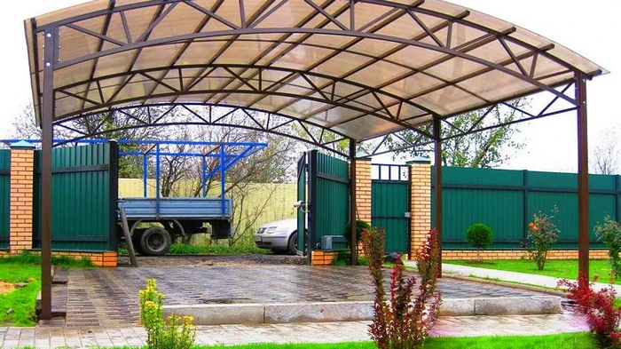 какой металлопрокат выбрать для постройки навеса или гаража