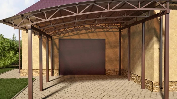 какой металлопрокат выбрать для постройки навеса или гаража