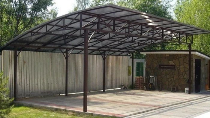 Какой металлопрокат выбрать для постройки навеса или гаража своими руками