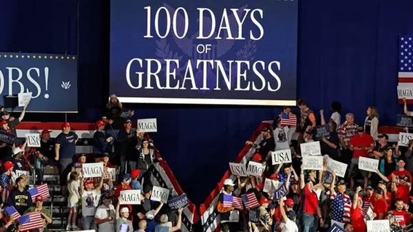 Трамп рассказал о своих достижениях за 100 дней на посту