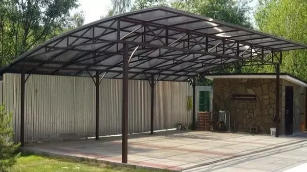 Какой металлопрокат выбрать для постройки навеса или гаража своими руками