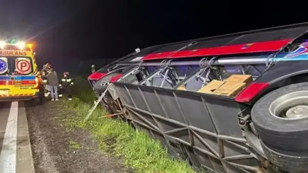 В Польше перевернулся автобус с военнослужащими США