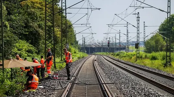 В Германии расследуют возможную диверсию на железной дороге