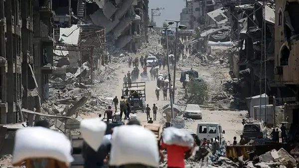 В Газе грузовики с гумпомощью перевернулись на толпу: 20 погибших